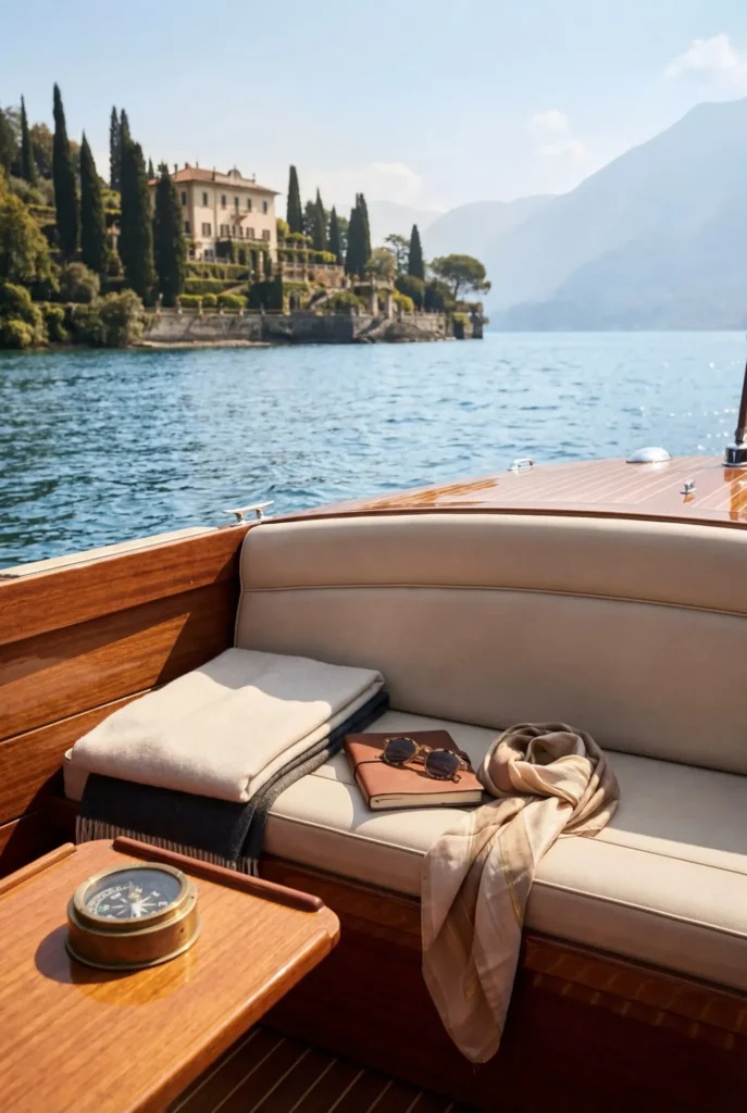 A summer boating scene on open water